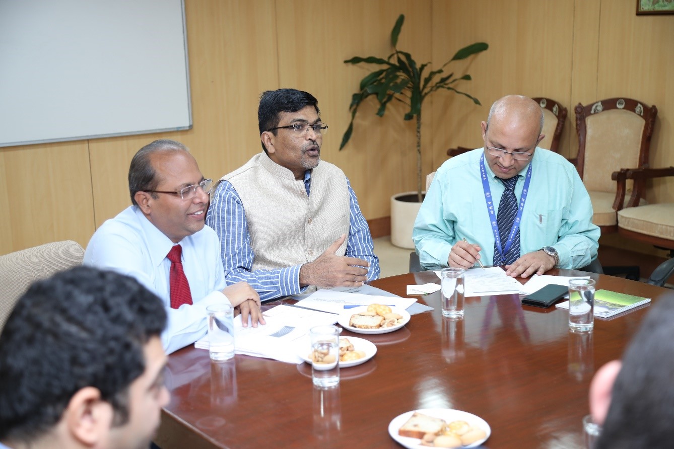 Shri Jiji Mammen CGM, BID & CCD interacting with the Egyptian delegation
