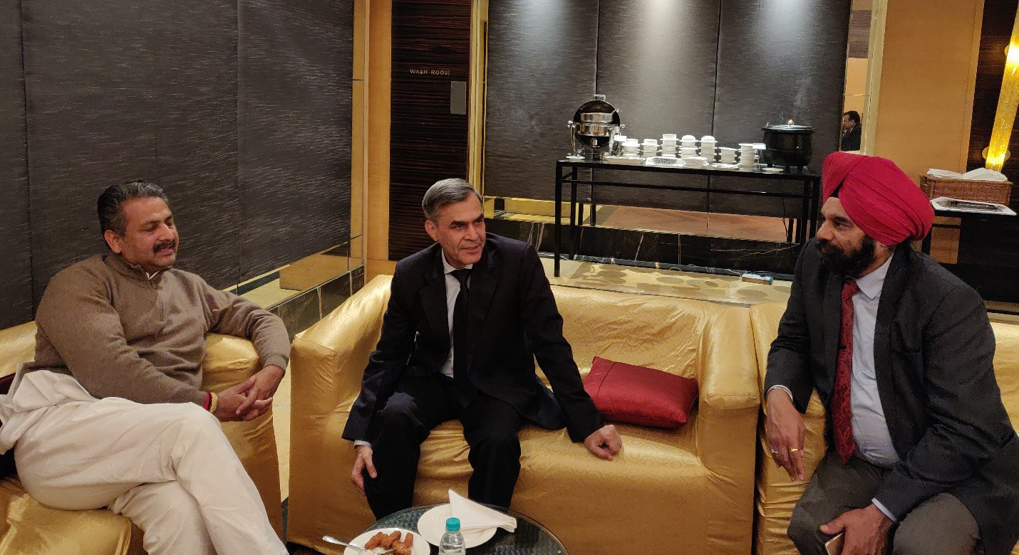 Meeting with Hon'ble Minister PWD Shri Vijender Singla Ji.